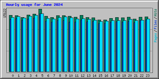 Hourly usage for June 2024